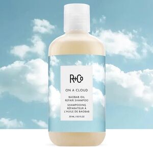 R+Co On a Cloud Baobab Oil Repair Shampoo - Cream and Blue